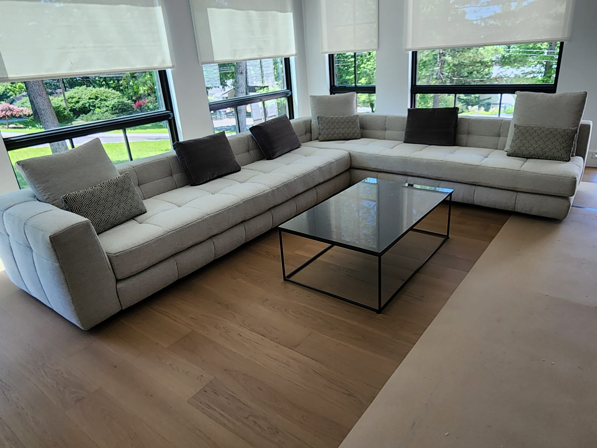 L sectional — Custom Corner Sofa